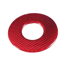 86 Gt86 2012-2020 İçin Kuru Karbon Fiber Direksiyon Simidi Orta Dekoratif Kaplama Kaplaması, Kırmızı - Kaiyi