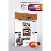 Kpss Lisans Tarih Son 8 Yıl Konu Konu Çıkmış Sorular Tamamı Çözümlü