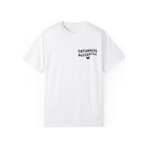 Startmore Antisocial Butterfly Baskılı Unisex Beyaz Tişört