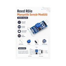 Reed Röle Manyetik Sensör Modülü - Arduino Uyumlu