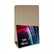 Newface Samsung Galaxy Uyumlu  T290 Tab A 8 Kılıf Tablet Smart Kılıf - Gold