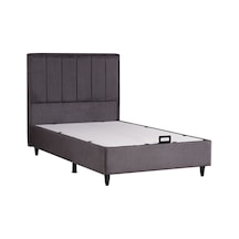 Kilim Mobilya Royal Plus Sandıklı Baza Başlık Seti Antrasit 90 X 190