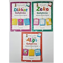 Kukla Çocuk 5+Yaş Dikkat Zeka Algı Geliştirme Seti 3 Kitap Set N11.4080
