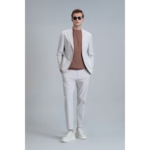 Lufian Frank Smart Erkek Chino Pantolon Slim Fit Bej Bej 111190316100550 Bej