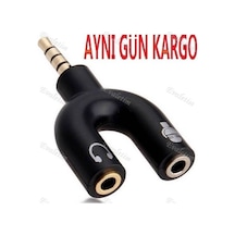 Kulaklık Mikrofon Çoklayıcı 3.5Mm 4456A Ayırıcı Swıtch Dönüştürü