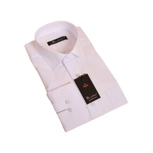 Dicotto Beyaz Rahat Kesim Cepli Uzun Kol Regular Fit Erkek Gömlek - 150-1 001