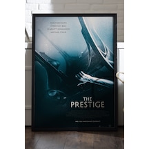 Prestij Siyah Ahşap Çerçeveli Poster, Dekoratif Film Duvar Tablosu