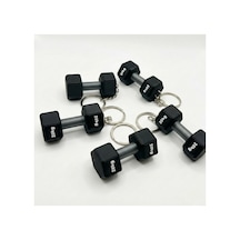 20kg Hex Dambıl Tasarımlı Fitness Anahtarlık - Sporcu Ve Bodybuilding Hediyesi Çok Renkli