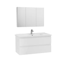 Creavit Alinda 100 Cm Lavabo Dolaplı Ve Aynalı Dolap Parlak Beyaz