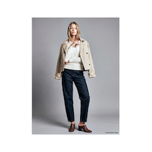 LC Waikiki Alıta Cıty Farkıyla Lcw Everyday İndigo Denim Düz Slim Mom Yüksek Bel Daralan Paça Kadın Jean Pantol İndigo - 925399875 İndigo