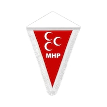 Milliyetçi Hareket Partisimhp Üçgen Flama Bayrak 1