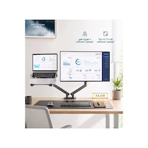 Amortisörlü Monitör Tutucu Ve Laptop Standı, Yeni Tasarım