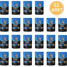 Reflex Plus Jöle Et Parçacıklı Ton Balıklı Alabalıklı Yetişkin Kedi Konservesi 22 x 85 G