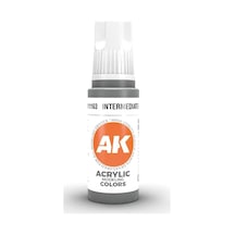 Ak Interactive 11163, 17 Ml. 3gen Intermediate Blue Maket Boyası Standart