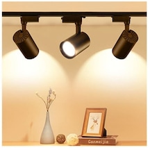 30w Ray Spot Ve Ray Seti - 3 Adet Ray Spot Günışığı - 1 Metre Ray Siyah