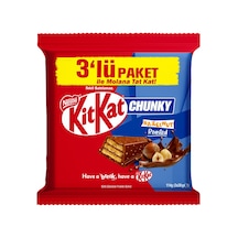 Nestle Kitkat Chunky Hazelnut 3'lü 3 X 38 G - 7 Adet Tarı