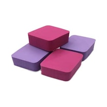 4 Lü Fondoten Süngeri 9 1 Paket Çok Renkli