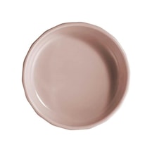 Porselen Bevel 9 Cm 2 Parça Meze Seti Mat Pembe Açık