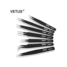 Esd Hassas Elektronik Cımbız Seti Antistatik Çelik Tweezer Set