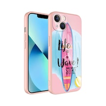 Zore İphone 13 Uyumlu Kamera Korumalı Desenli Sert Silikon Nvth Epoksi Kılıf-no10
