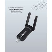 Tek Usb 3.0 Wireless Adaptör 2.4ghz & 5ghz Destekli Najmaddin