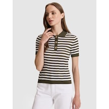 Pierre Cardin Kadın Haki Kazak /triko 50324128-vr027