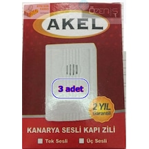 Elektronik Kapı Zili Kanarya Sesi 12Volt 3 Adet N11.1598