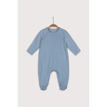 Zeyland Unisex Bebek Çıtçıtlı Cepli %100 Pamuk Tulum (0-12Ay) (537025329)
