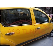 Dacia Sandero Krom Cam Çıtası Tk 2007-2012 4Prç Paslanmaz Çelik N11.4088