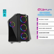 Quantum Gaming QG-9405G PANDA PN1310 R5-7500F 32 GB 1 TB NVMe 8 GB RTX5060 Free Dos Masaüstü Oyuncu Bilgisayarı