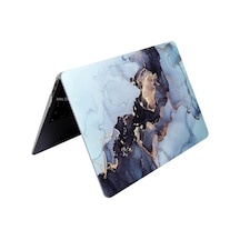 Huawei Matebook D14 Kılıf Uyumlu 2019-2020-2021-2022 Yılı İle Uyumlu Kılıf Marble14nl Gri