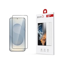 Galaxy S25 Plus Uyumlu Tam Yapışan Eğimli Cam Ekran Koruyucu Siyah