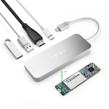 Minix Neo 240 GB SSD Harici Depolama Çoklu USB C Hub Port
