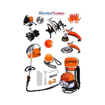 Stilmax St202t1 Benzinli Sırt Tipi Tırpan 20hpx + 2 Çapalama Seti