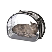 Pet Şeffaf Uzay Kapsülü Gezi Paketi, Boyut: Küçük Gri