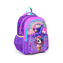 Coral High Kids Mor Pembe Unicorn Dondurma Desenli Üç Bölmeli Okul Sırt Çantası 14421 Mor - Pembe