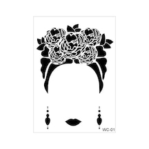 Stencil Şablon A4 Woman Collection Wc-01