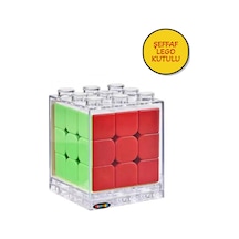 Qy 3x3 Yongshi S Zeka Küpü Speed Cube Şeffaf Birleşebilir Modüler Kutulu Eqy969