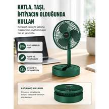Lb Şarjlı Mini Fan Katlanabilir 3 Hız Ayarlı Taşınabilir Tasarımlı