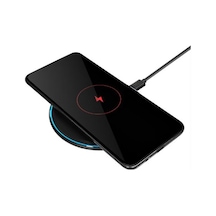 S-link Sl-cwf65 Mobil Telefon Uyumlu 15w Led Logo Prm Siyah Kablosuz Şarj Cihazı Siyah