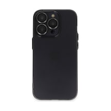 Apple iPhone Uyumlu  13 Pro Kılıf Luko Lens Silikon -  Siyah