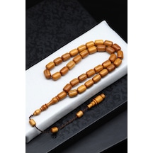 Zeytin Ağacı Tesbih 8 X 11 Mm Kapsül Kesim - T-1911