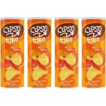 Cipso Tube Acı Baharat Aromalı Cips 90 Gr X 4 Adet