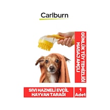Sıvı Hazneli Şampuan Sabun Silikon Banyo Masaj Yapan Evcil Hayvan Kedi Köpek Tarağı