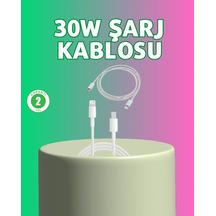 Ers  Kalite 30w Type-c Lightning Hızlı Şarj Kablosu 1.2m Dayanıklı