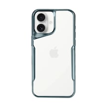 Apple İphone 16 Plus Kılıf Boyi Silikon Kapak - Turkuaz 0.2M-Çok Renkli