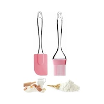 Silikon Spatula Ve Fırça Seti, Silikon Yağ Fırçası, Silikon Yağ Sos Yumurta Fırçası, Damla Saplı Mutfak Hamur Spatula