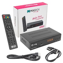 Magbox Plüton S Tüplü Tv Uyumlu Full Hd Uydu Alıcısı + Scart Kablo