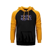 Young Royals Sarı Renk Reglan Kol Kapşonlu Sweatshirt Sarı