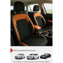 Mocha Taytüyü Oto Koltuk Kılıfı Opel Corsa-astra-vectra Uyumlu Taba